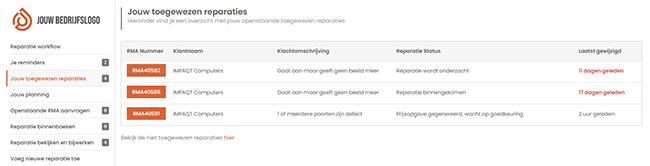 Wijs repartie toe